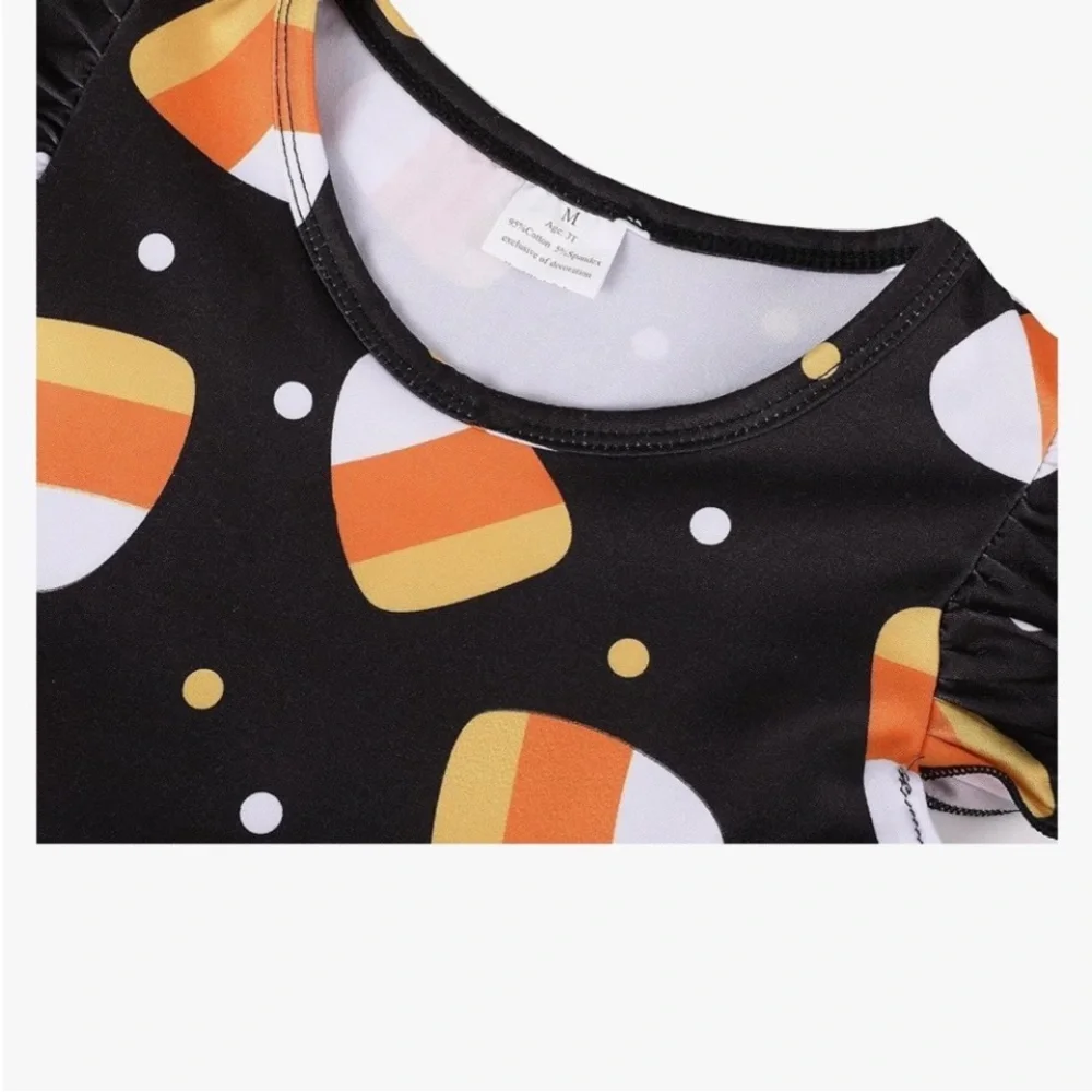 Candy Corn Patterned Dress - Picture 2 of 2